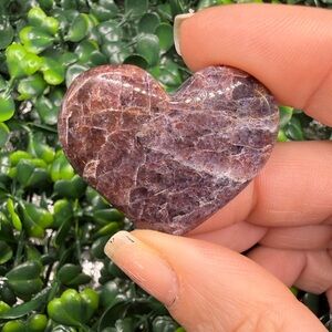 Beautiful Iolite Heart
